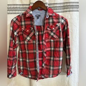 Silver Brand Button Down, Long Sleeve Shirt Boys Size Medium.